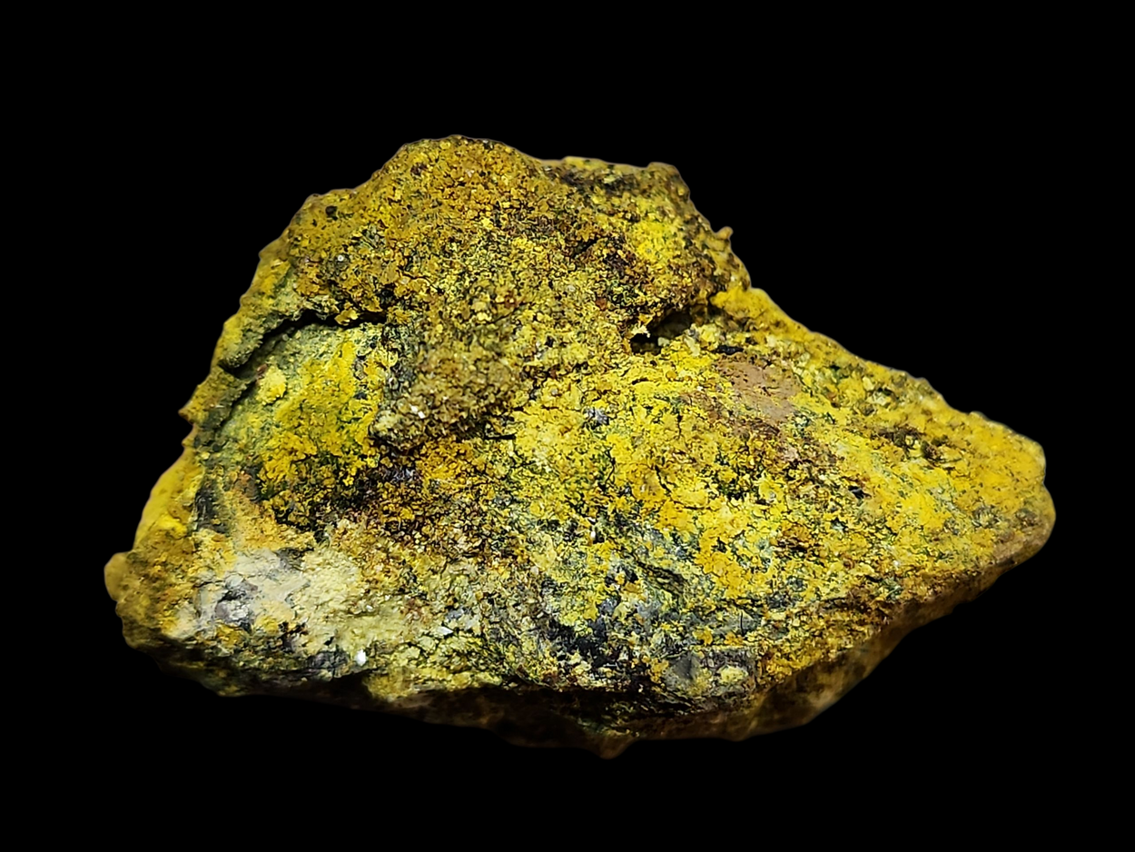 Carnotite On Uraninite