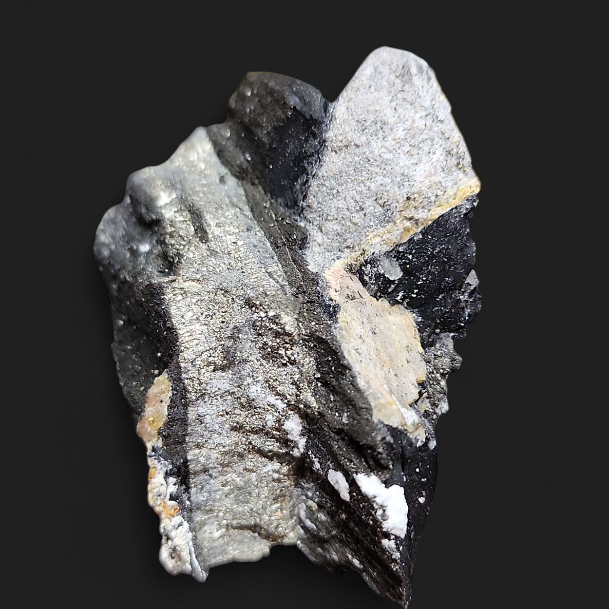 Pyrite In Carbon Wood