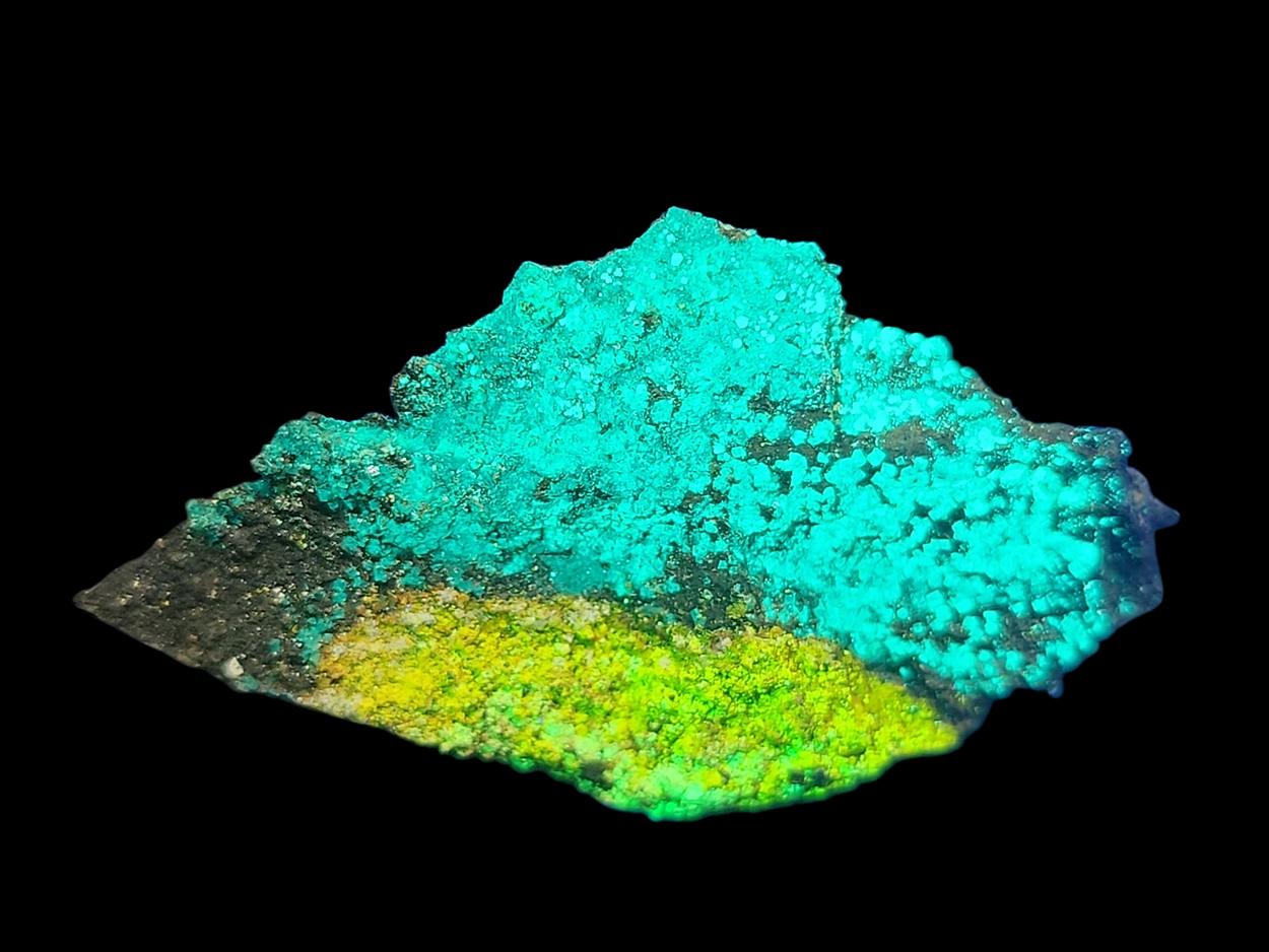 Natrozippeite With Andersonite & Johannite