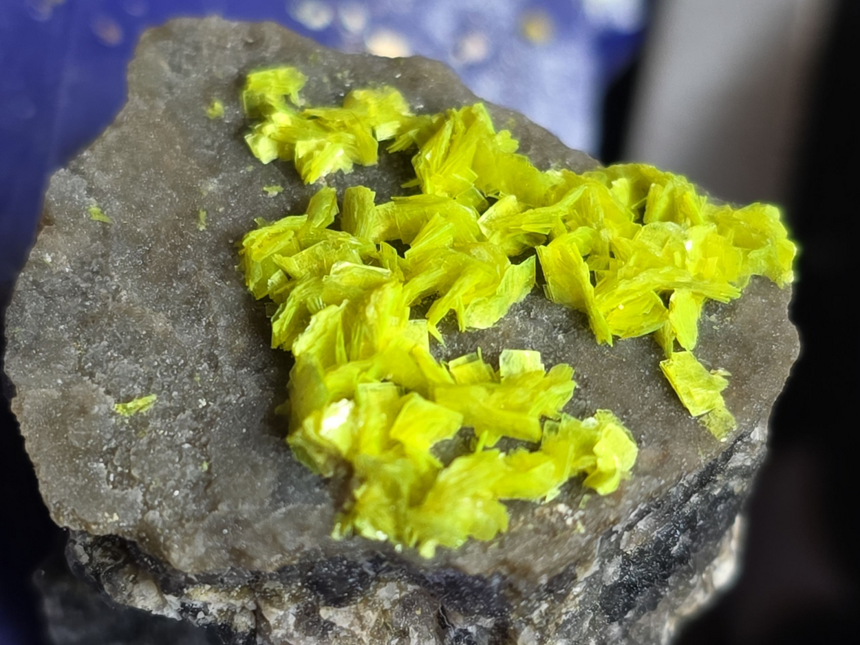 Autunite On Granite