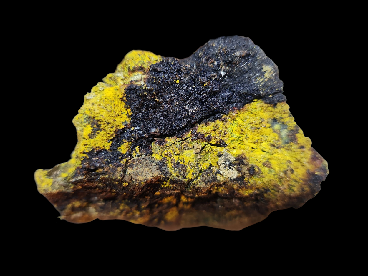 Carnotite On Uraninite