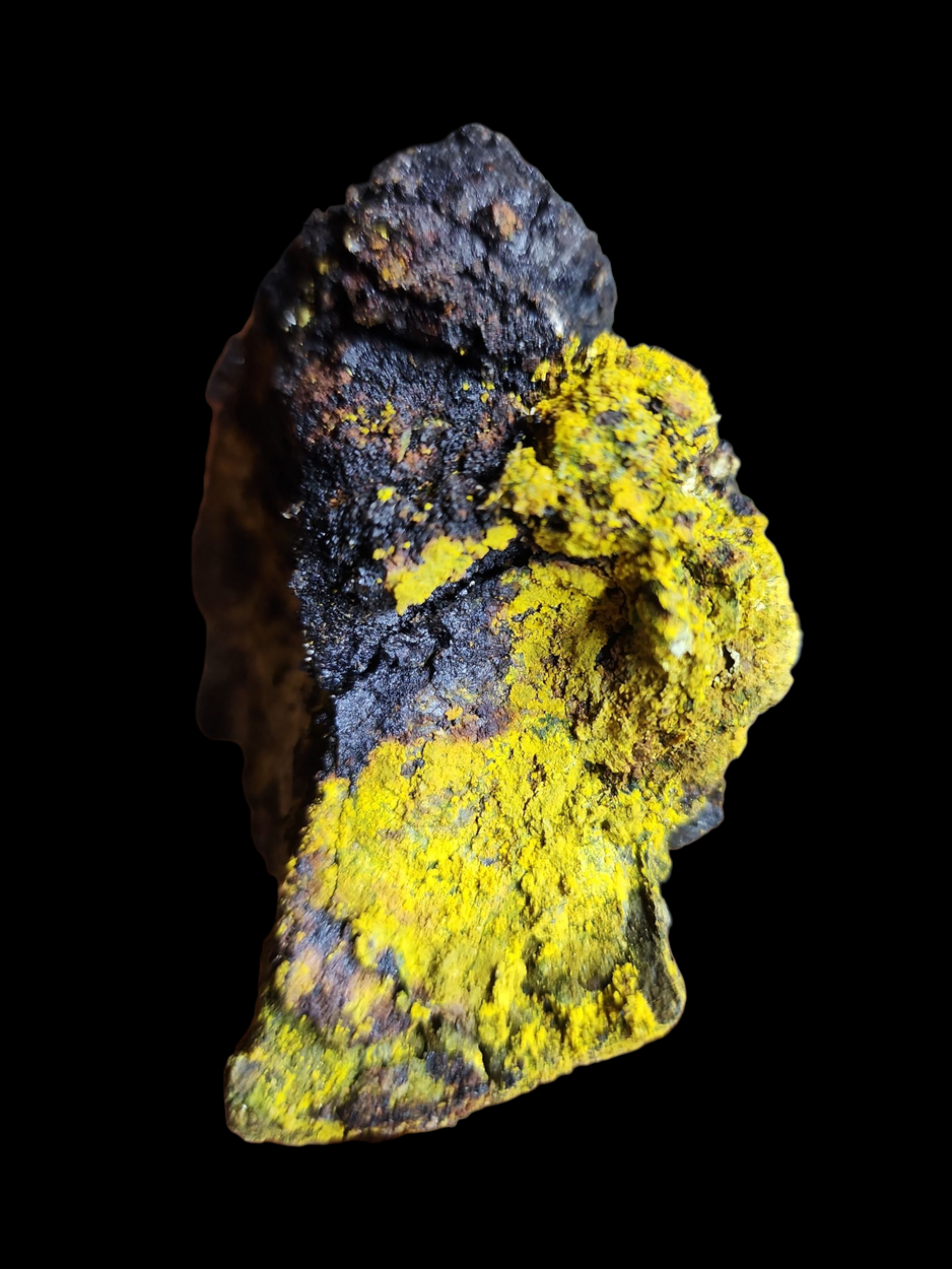 Carnotite On Uraninite