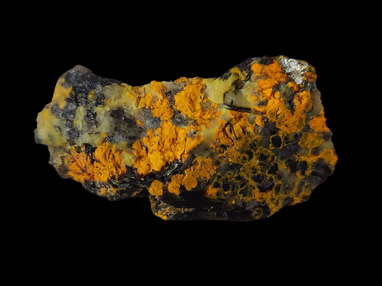 Gummite With Uraninite & Mica