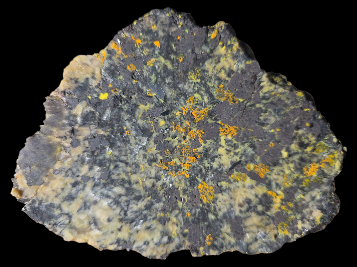Gummite With Uraninite & Autunite