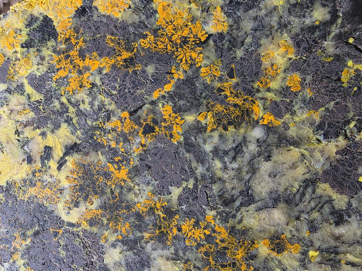 Gummite With Uraninite & Autunite