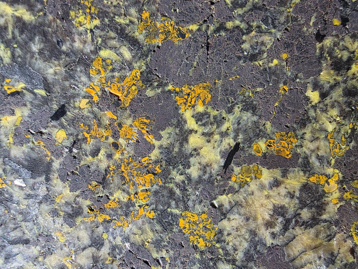 Gummite With Uraninite & Autunite