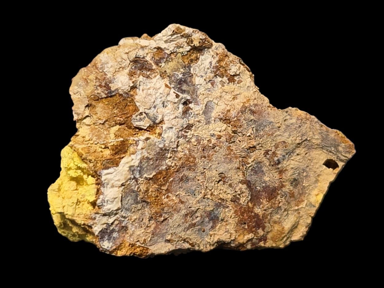 Dewindtite With Phosphuranylite & Schoepite