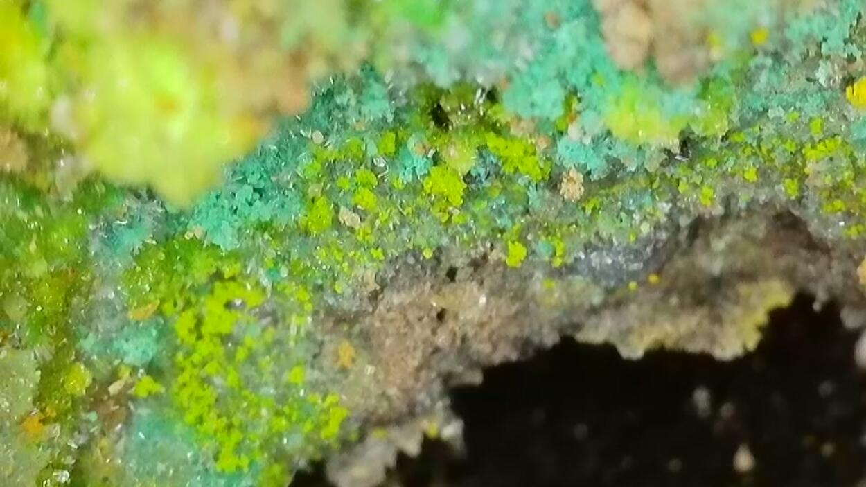 Johannite With Zippeite