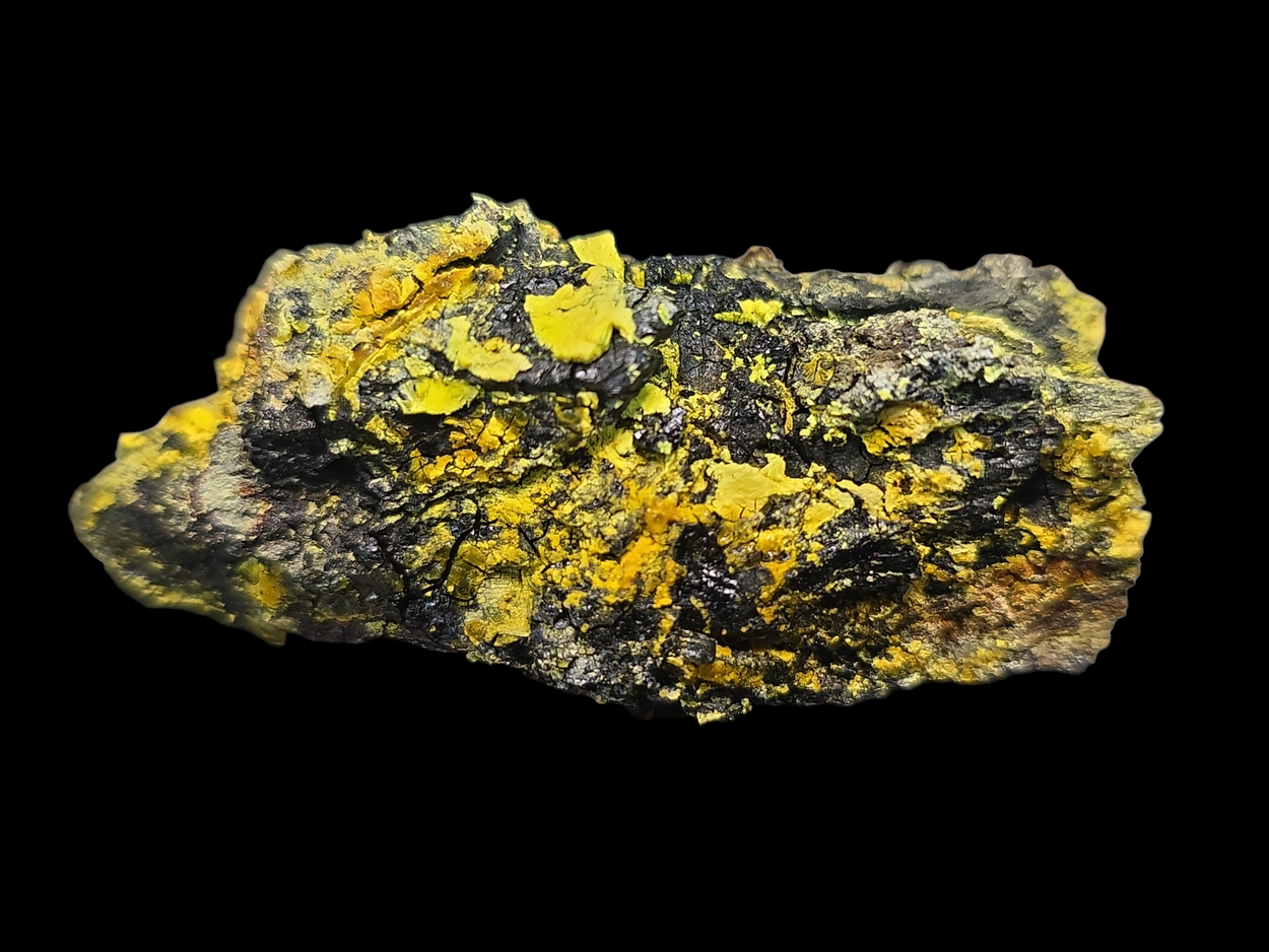 Uranopilite On Uraninite Psm Wood