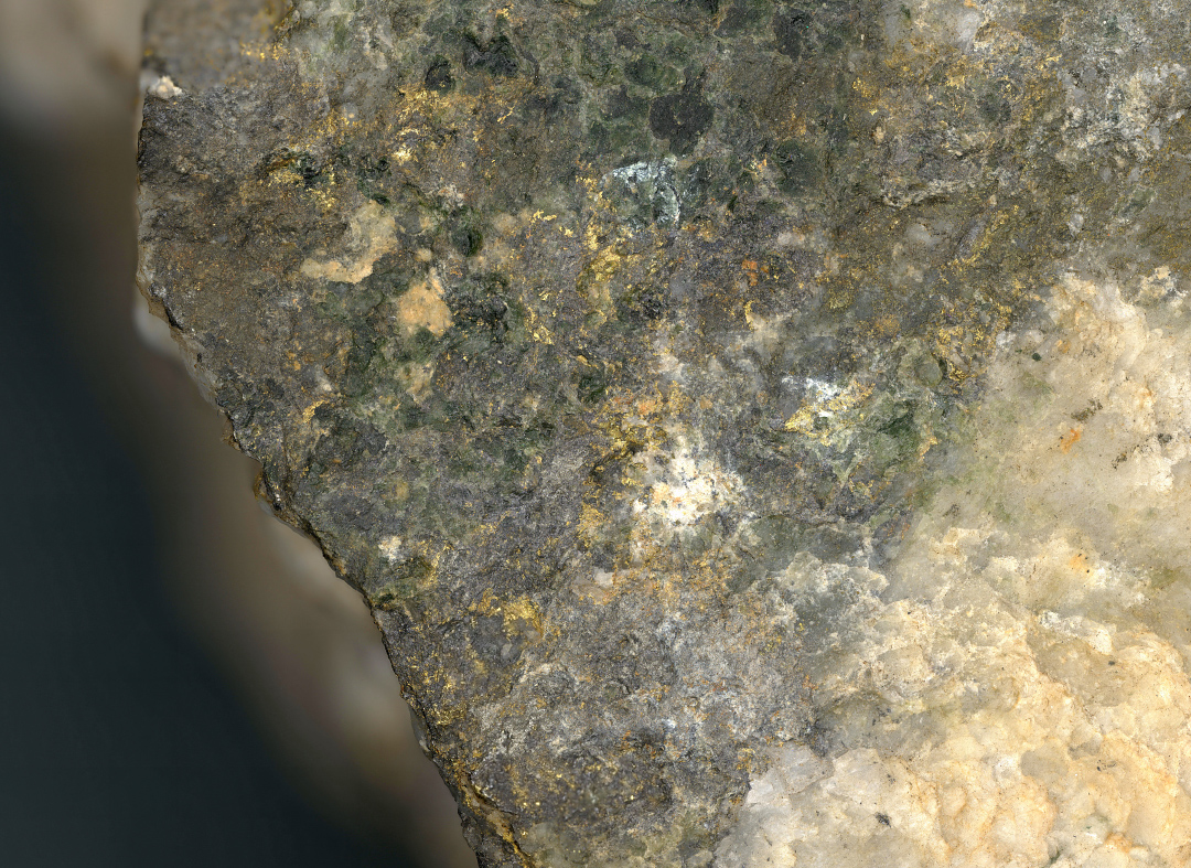 Native Gold & Tetradymite