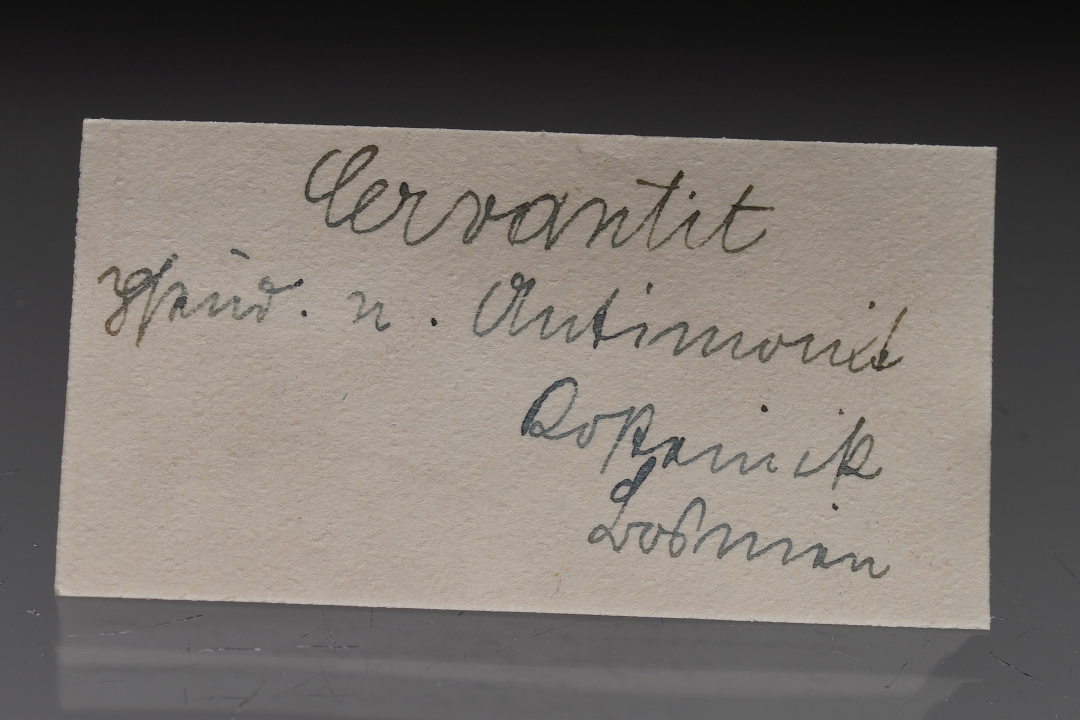 Cervantite & Stibnite