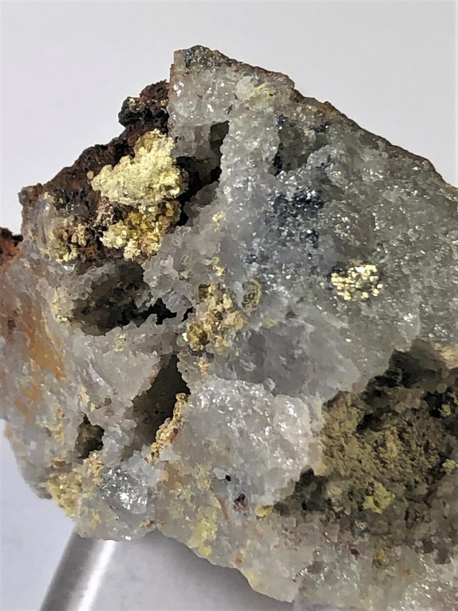 Ferrimolybdite Molybdenite & Quartz