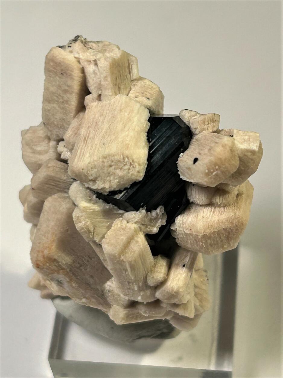 Schorl With Feldspar