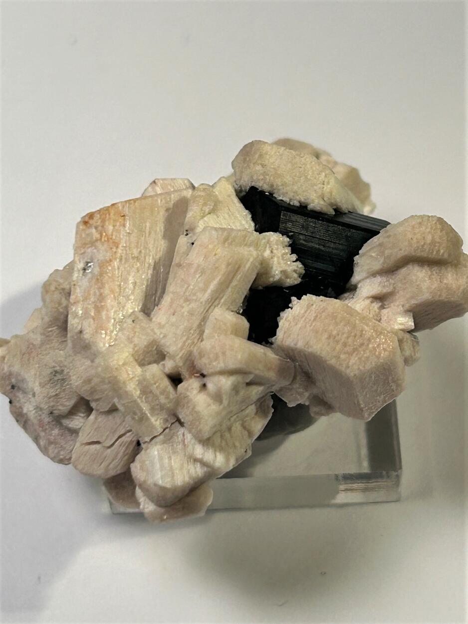 Schorl With Feldspar