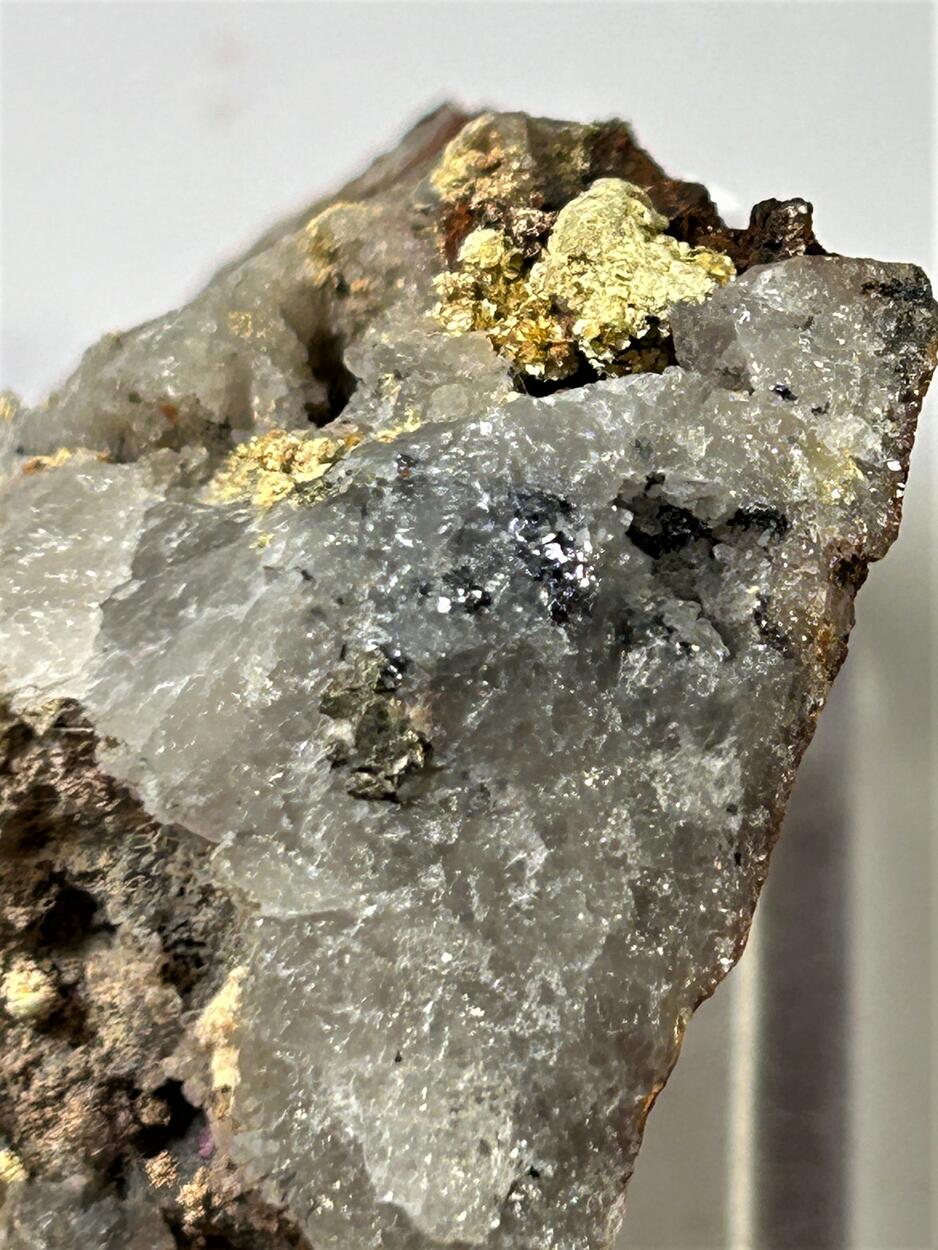Ferrimolybdite Molybdenite & Quartz