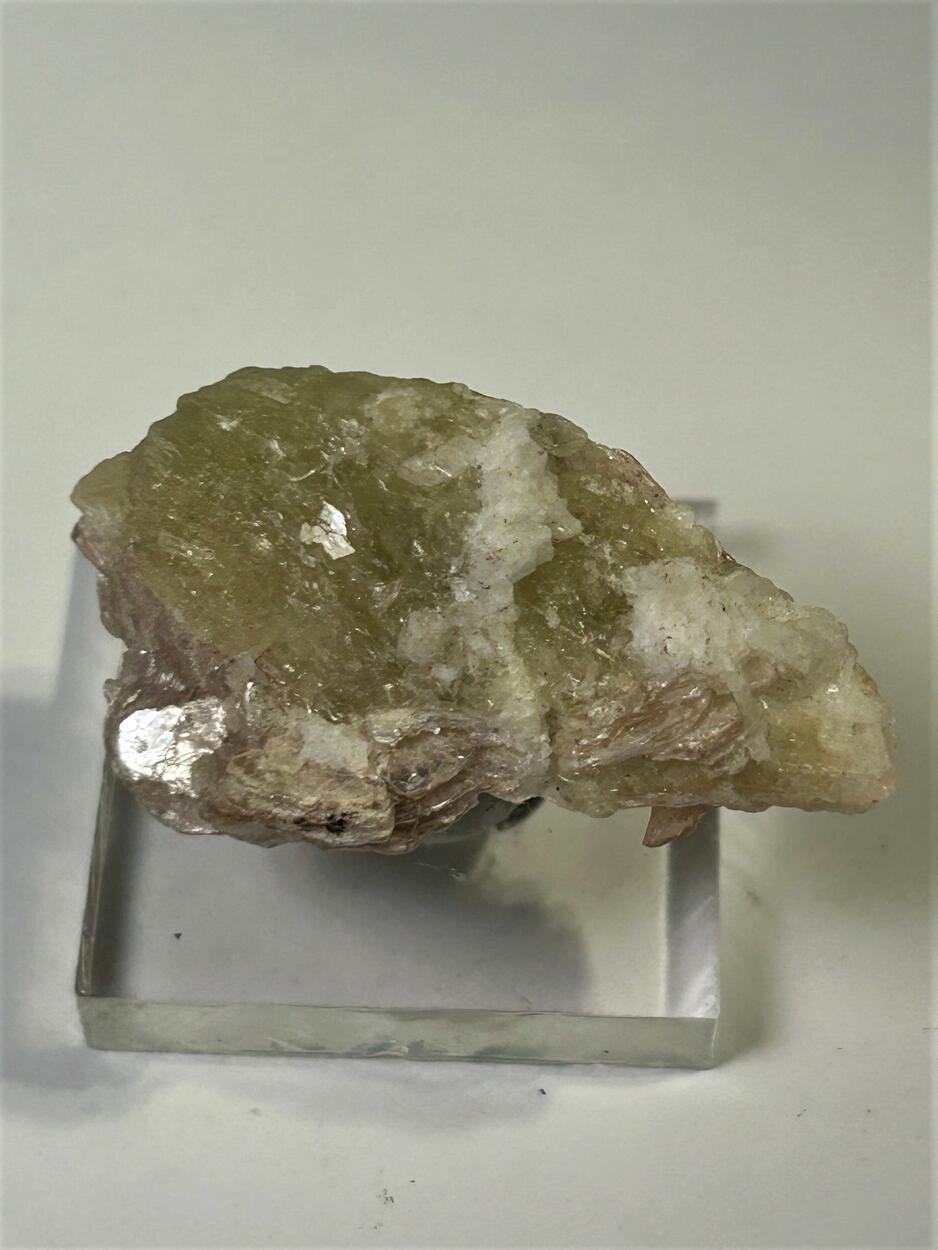 Brazilianite With Muscovite & Albite