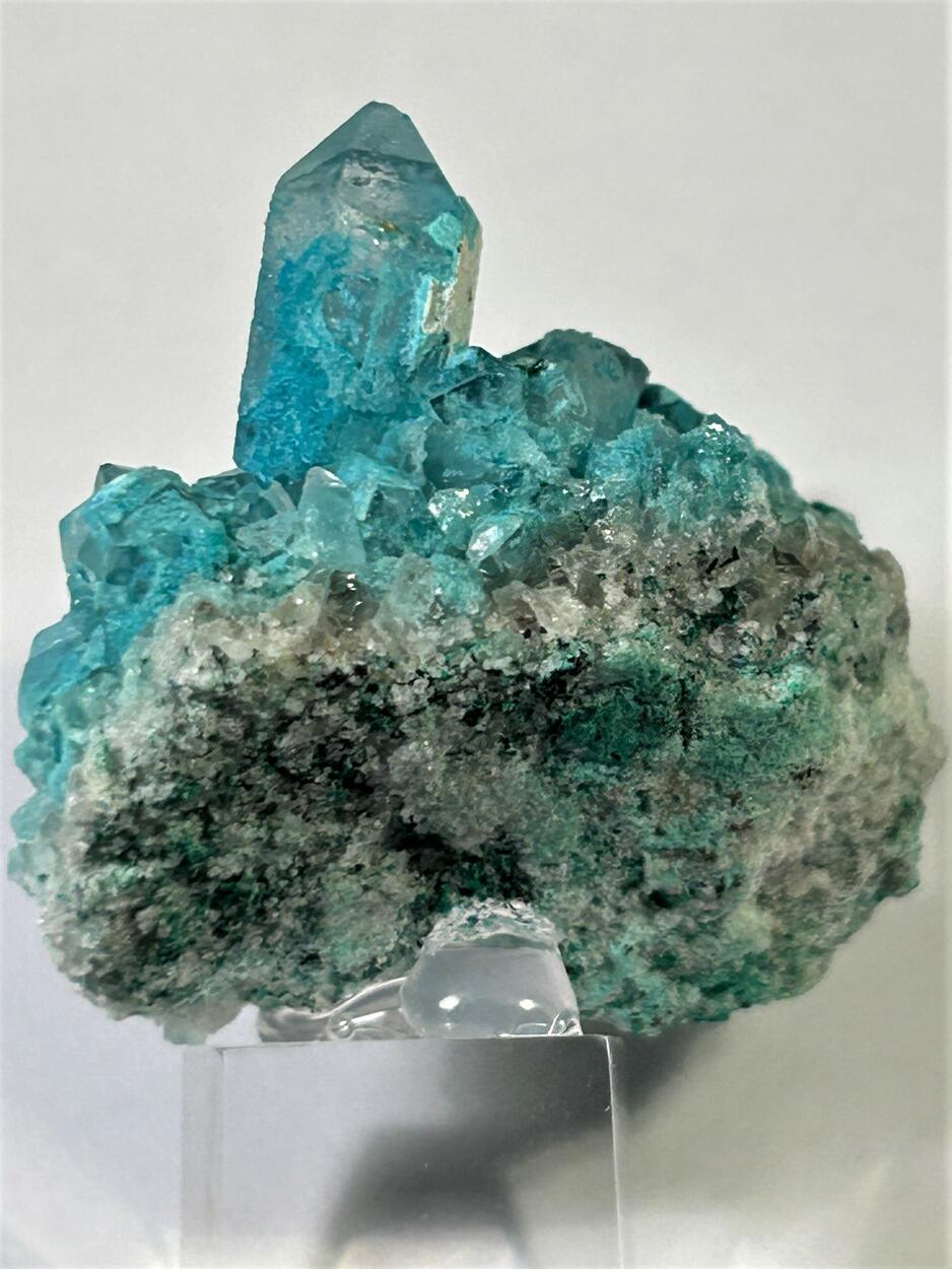 Quartz With Shattuckite Inclusions