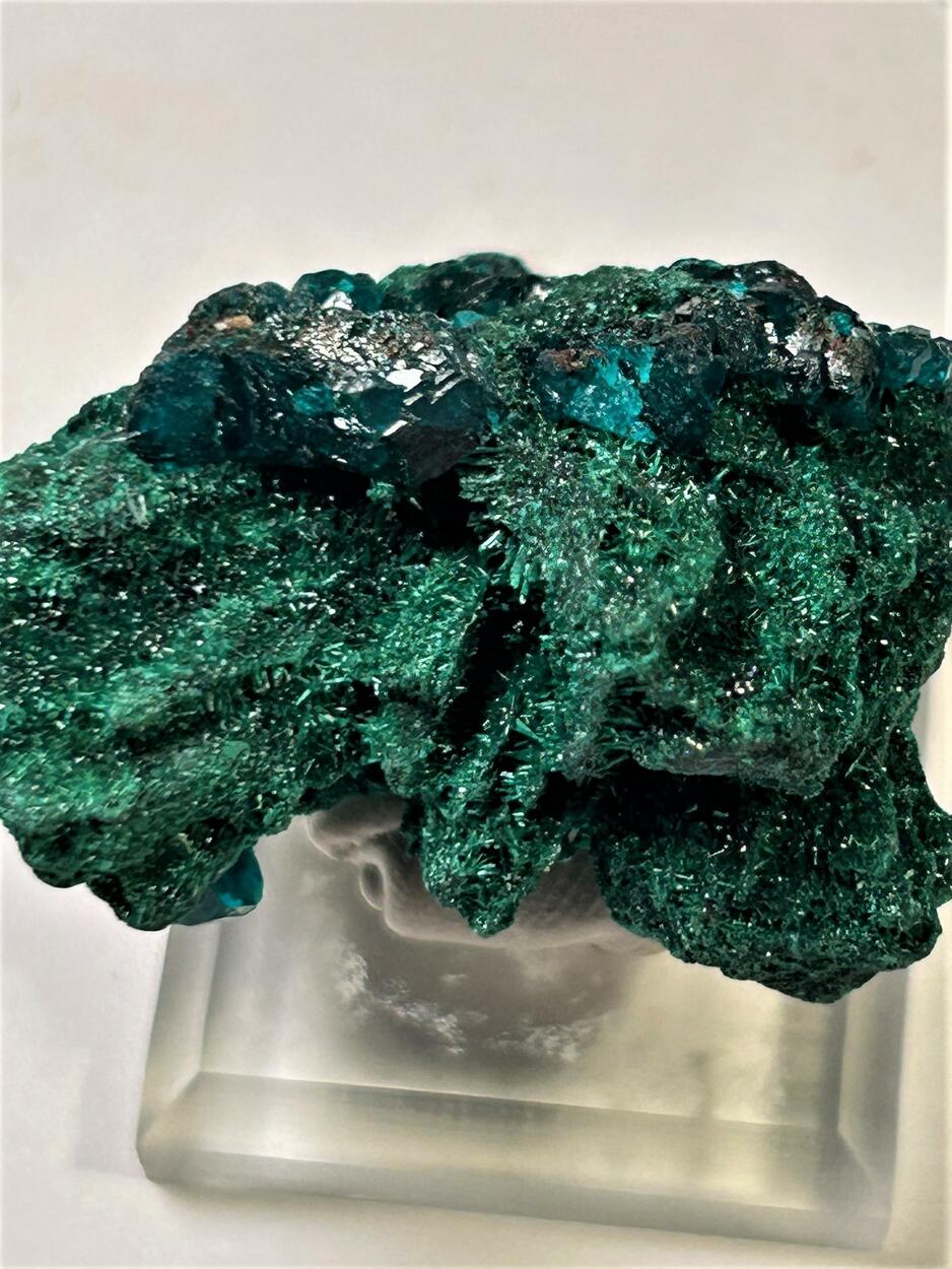 Dioptase With Malachite