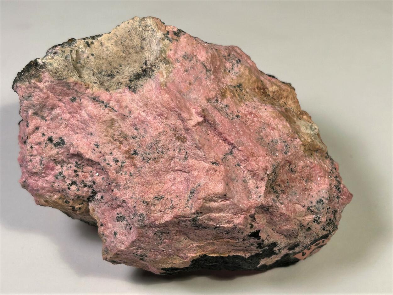 Chalcopyrite & Rhodonite
