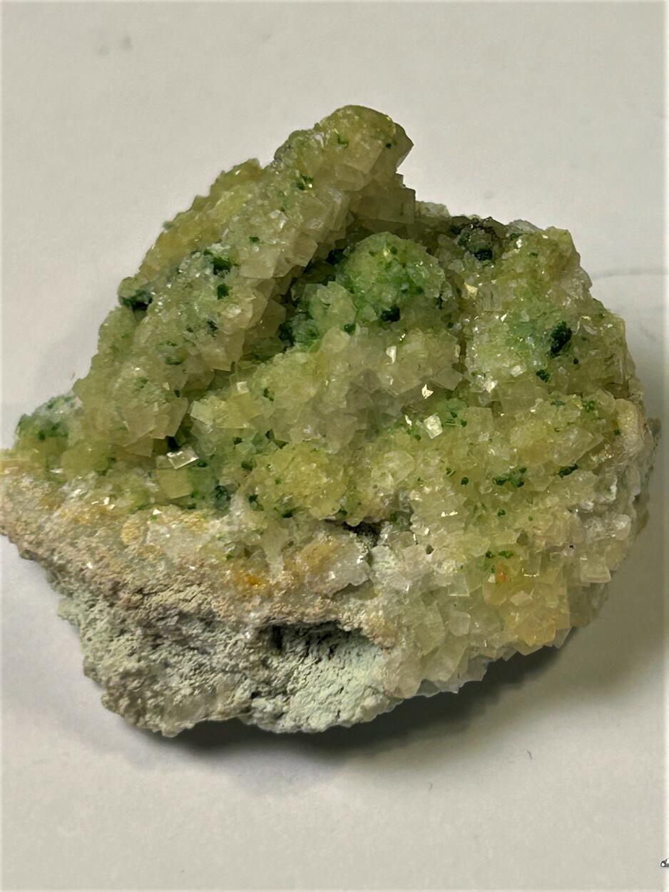 Calcite With Mottramite