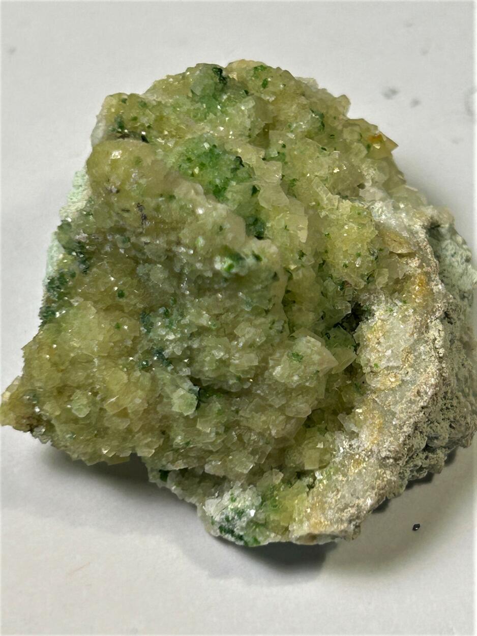 Calcite With Mottramite