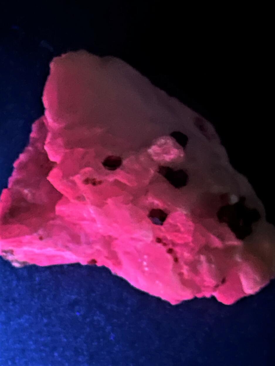 Spessartine On Calcite