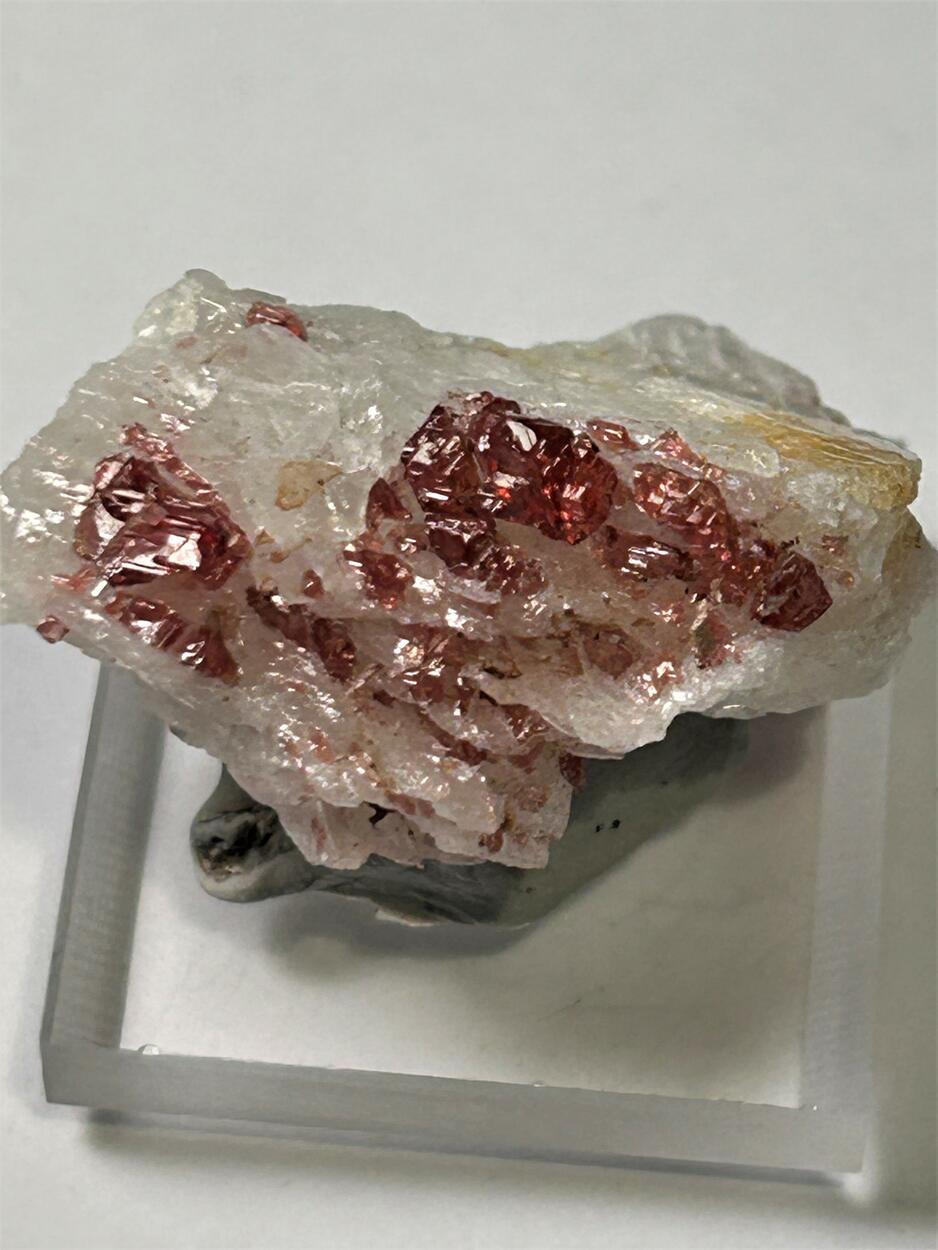 Spessartine On Albite