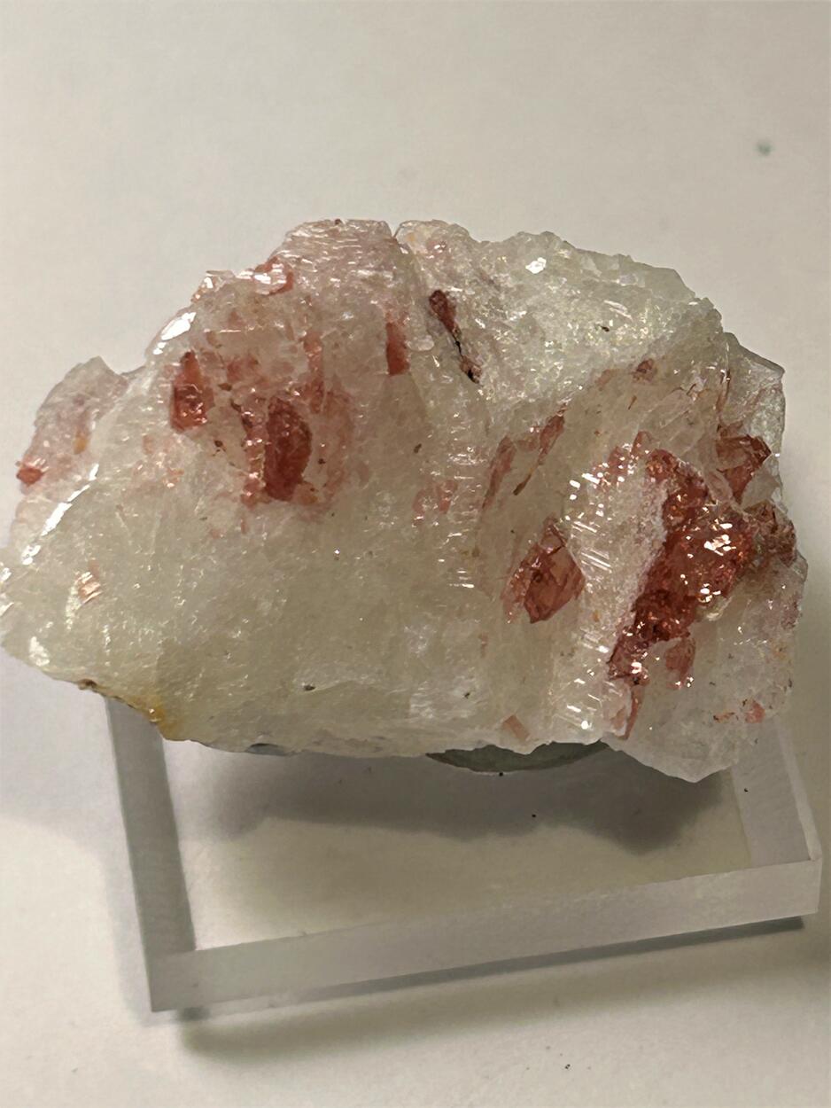 Spessartine On Albite