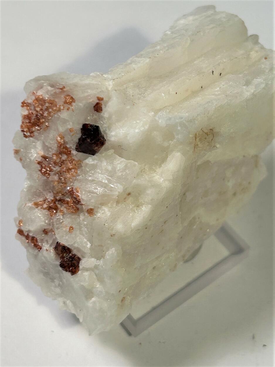 Spessartine On Calcite