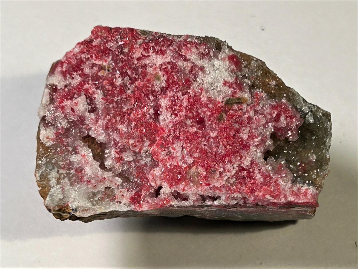 Cinnabar With Quartz