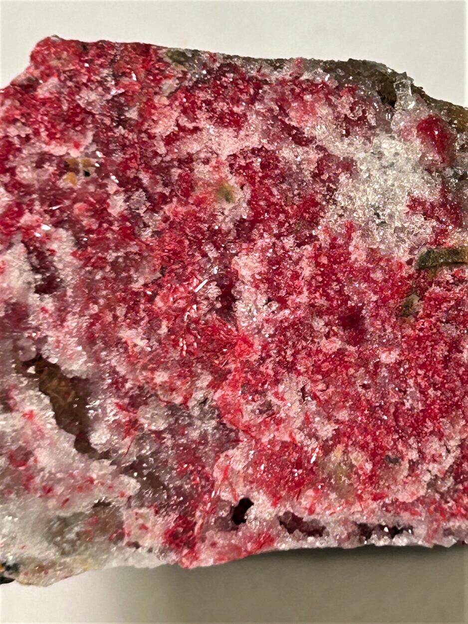 Cinnabar With Quartz