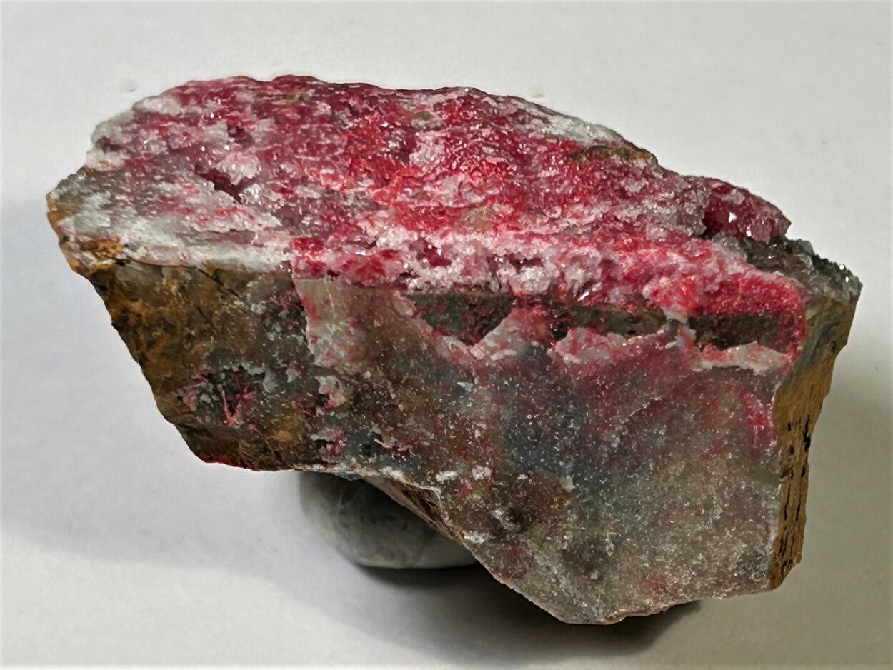 Cinnabar With Quartz