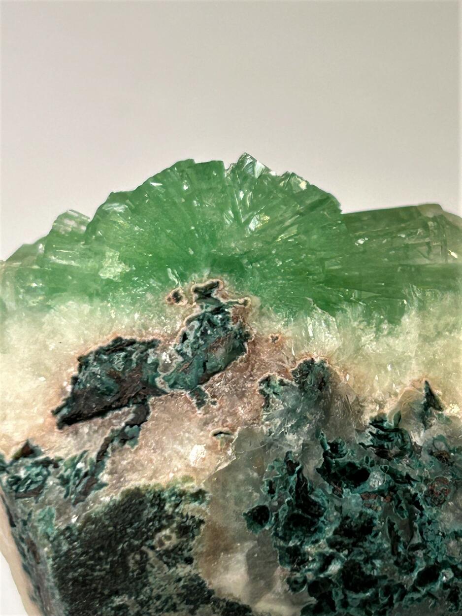 Apophyllite On Stilbite