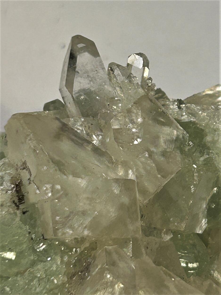 Prehnite Calcite & Quartz