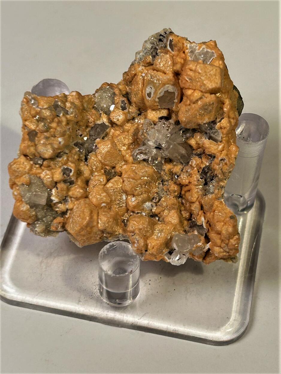 Siderite On Calcite With Quartz