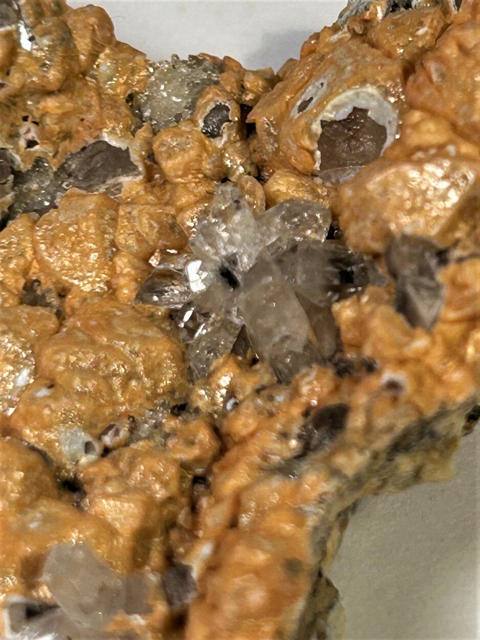 Siderite On Calcite With Quartz