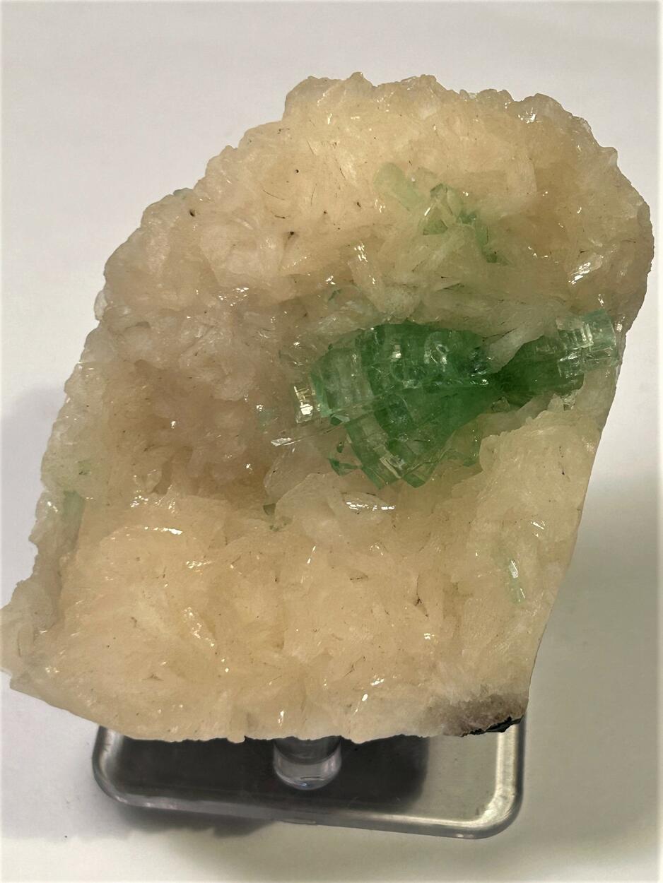 Apophyllite On Stilbite