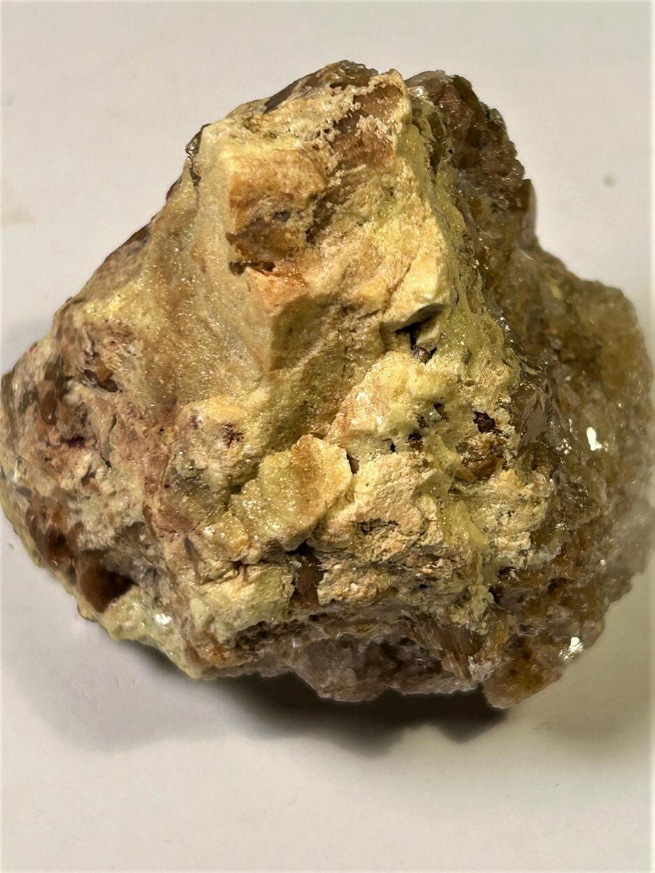 Anglesite & Sulphur In Gypsum