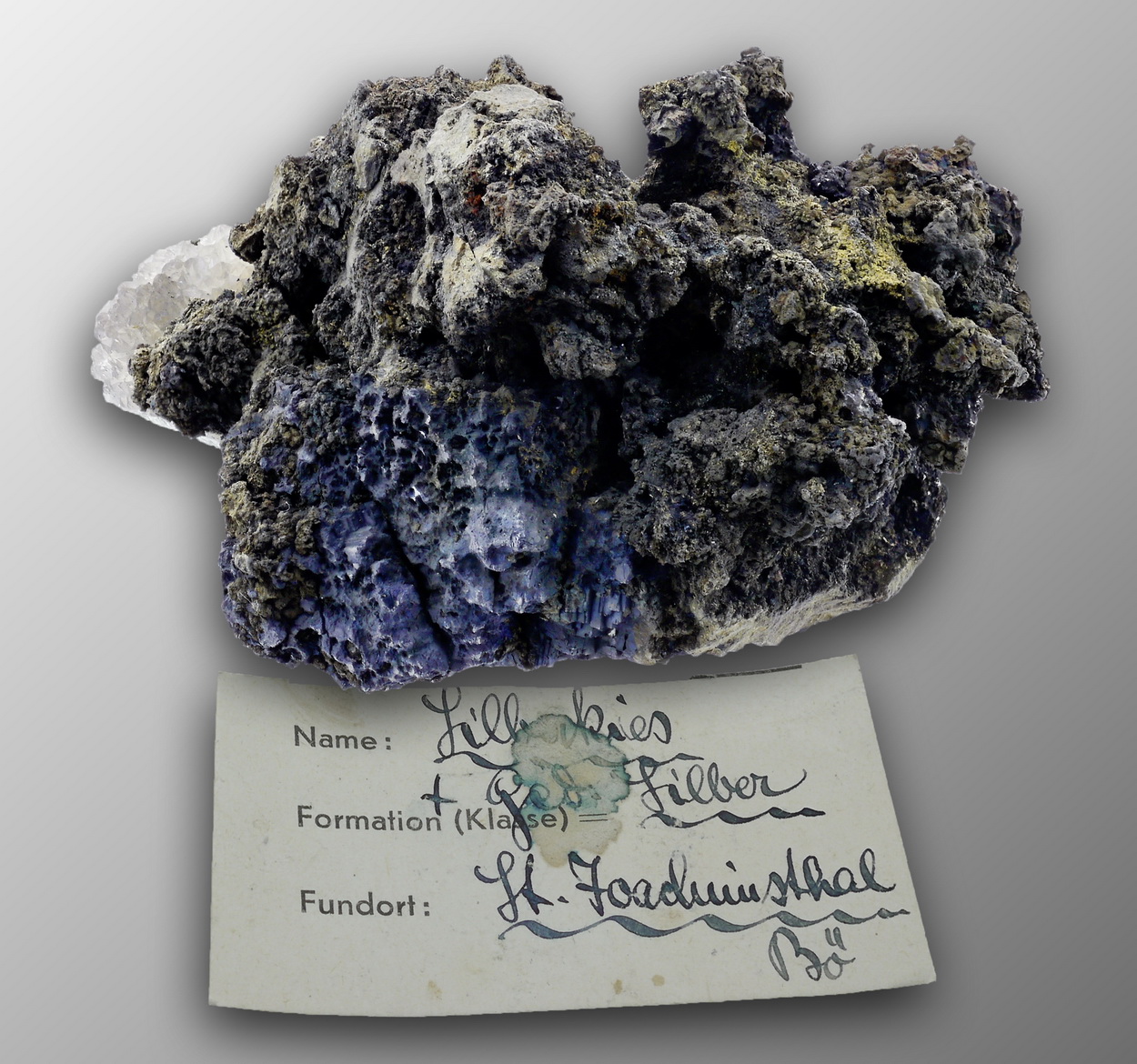 Native Silver Argentite & Argentopyrite