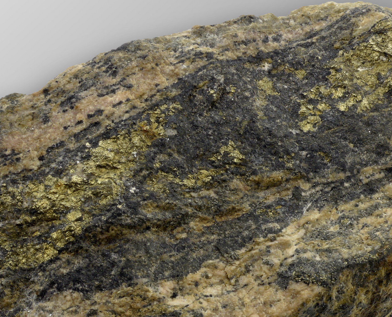Freibergite Argentite & Chalcopyrite