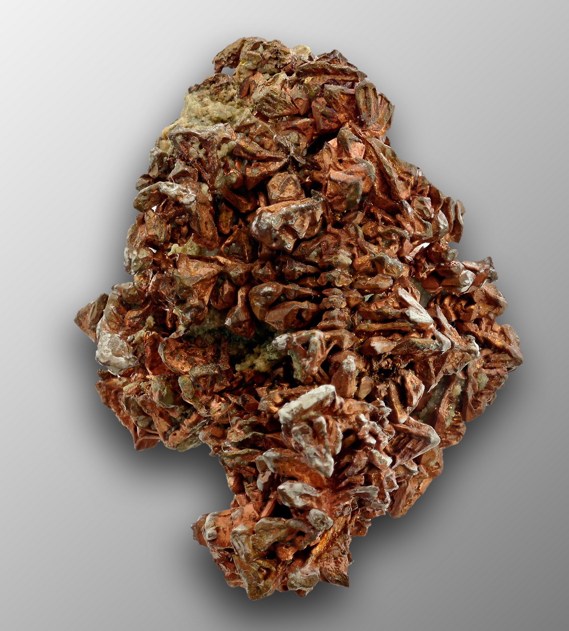 Native Copper & Calcite