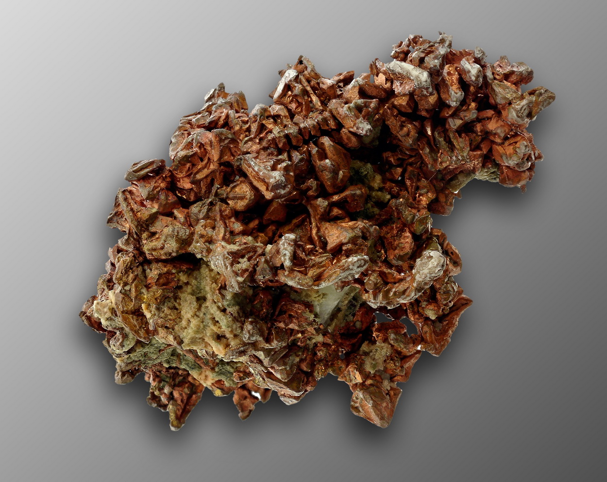 Native Copper & Calcite