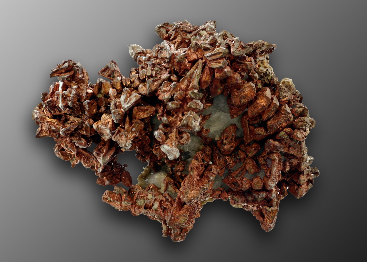 Native Copper & Calcite