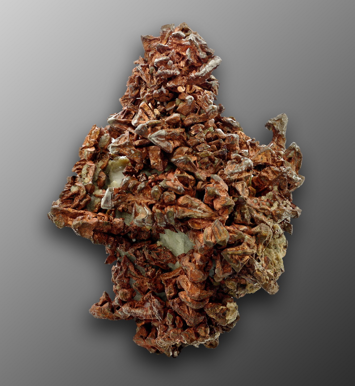 Native Copper & Calcite