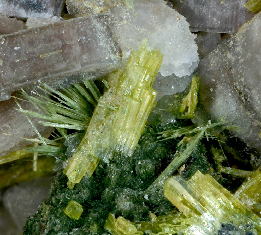 Pumpellyite-(Fe2+) & Epidote