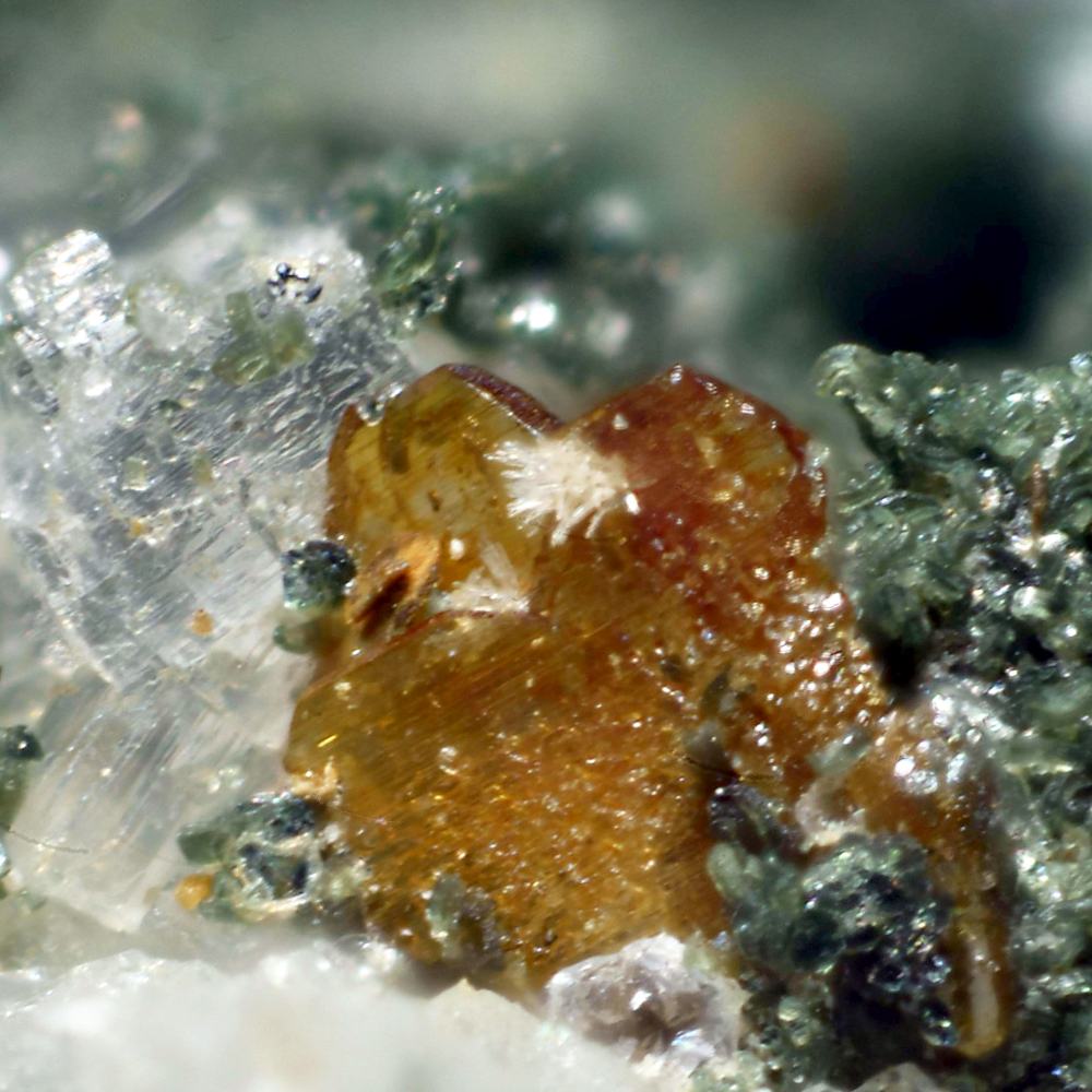 Keiviite-(Y) On Brookite