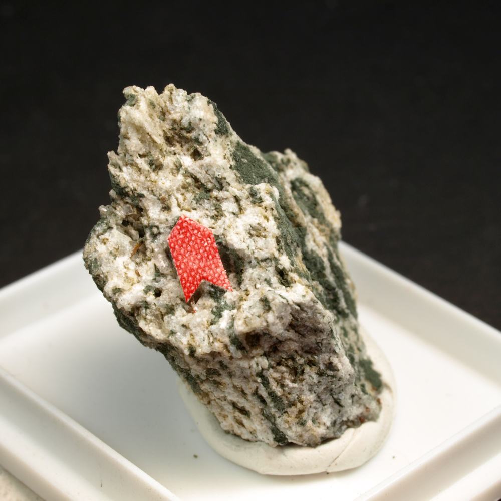 Keiviite-(Y) On Brookite