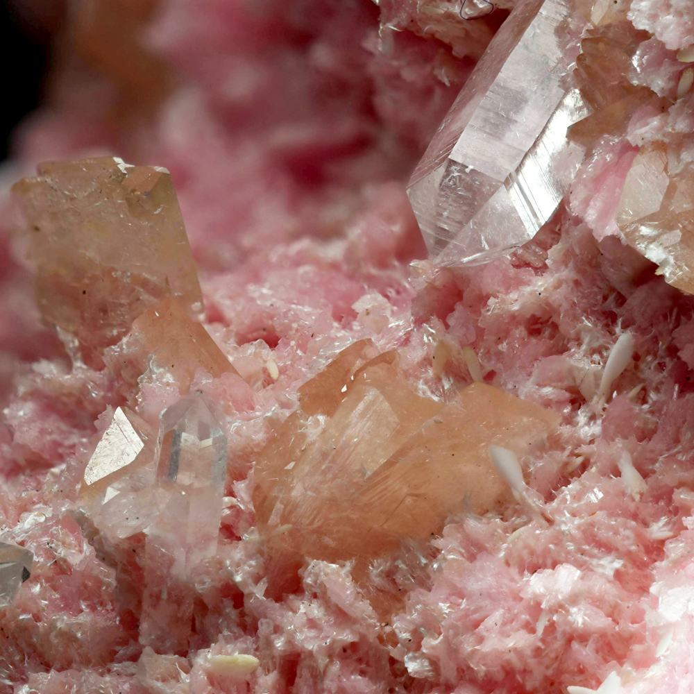 Axinite-(Mn) On Rhodonite