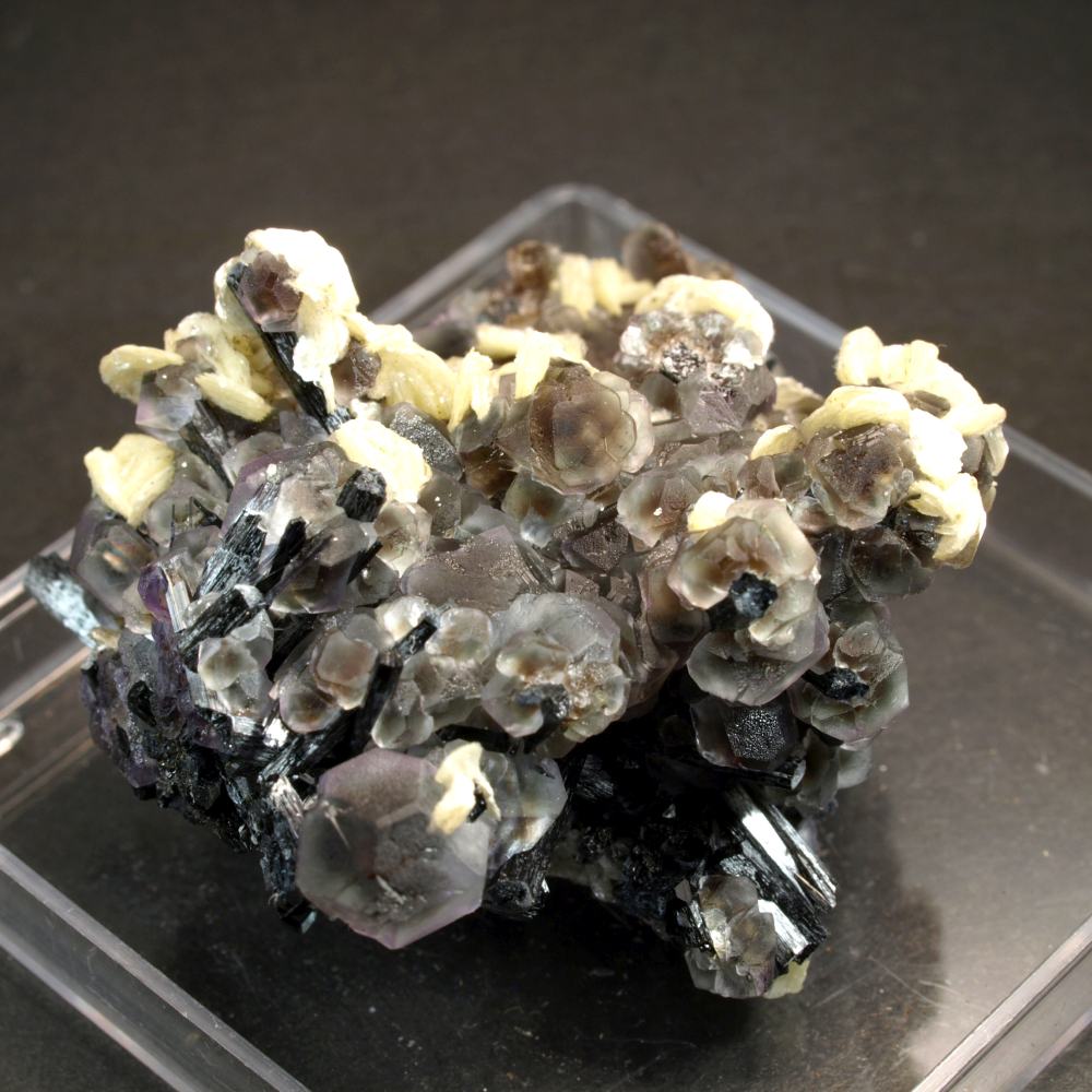 Muscovite On Fluorite