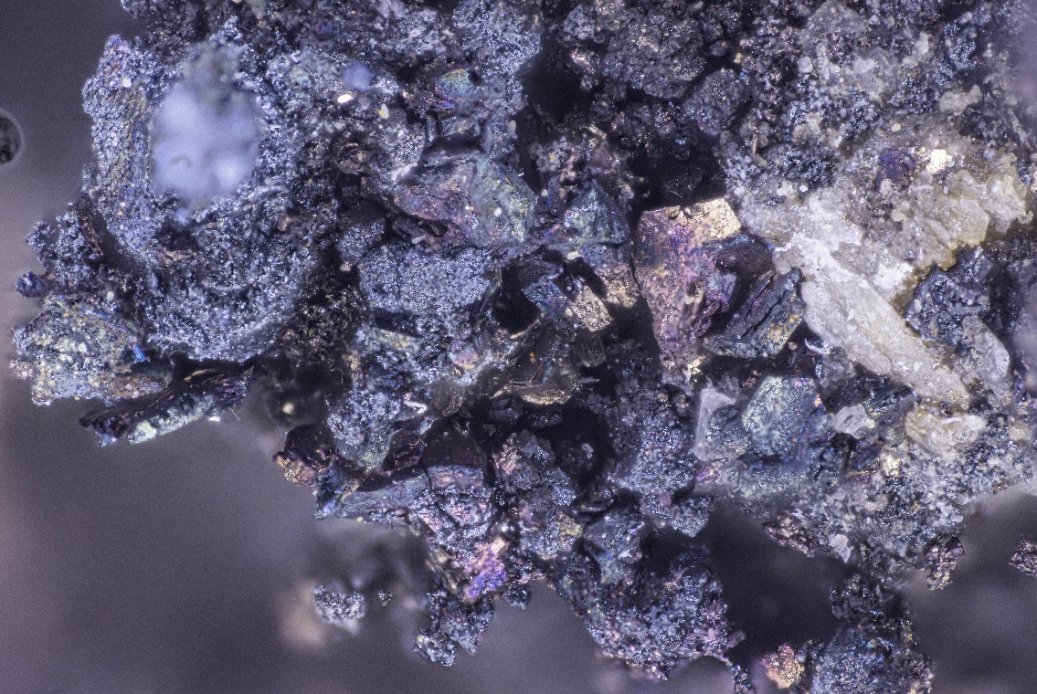 Sternbergite On Baryte & Quartz